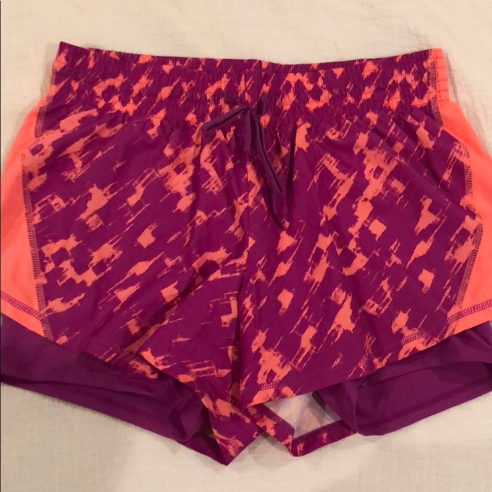 Women’s Neon Champion Athletic Shorts | Size M
